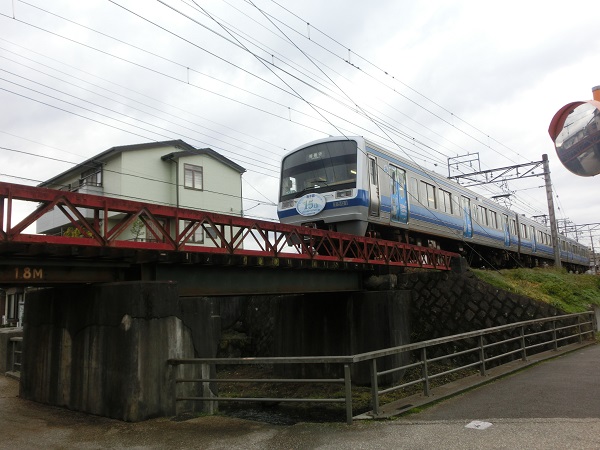 三島田町駅　西側鉄橋